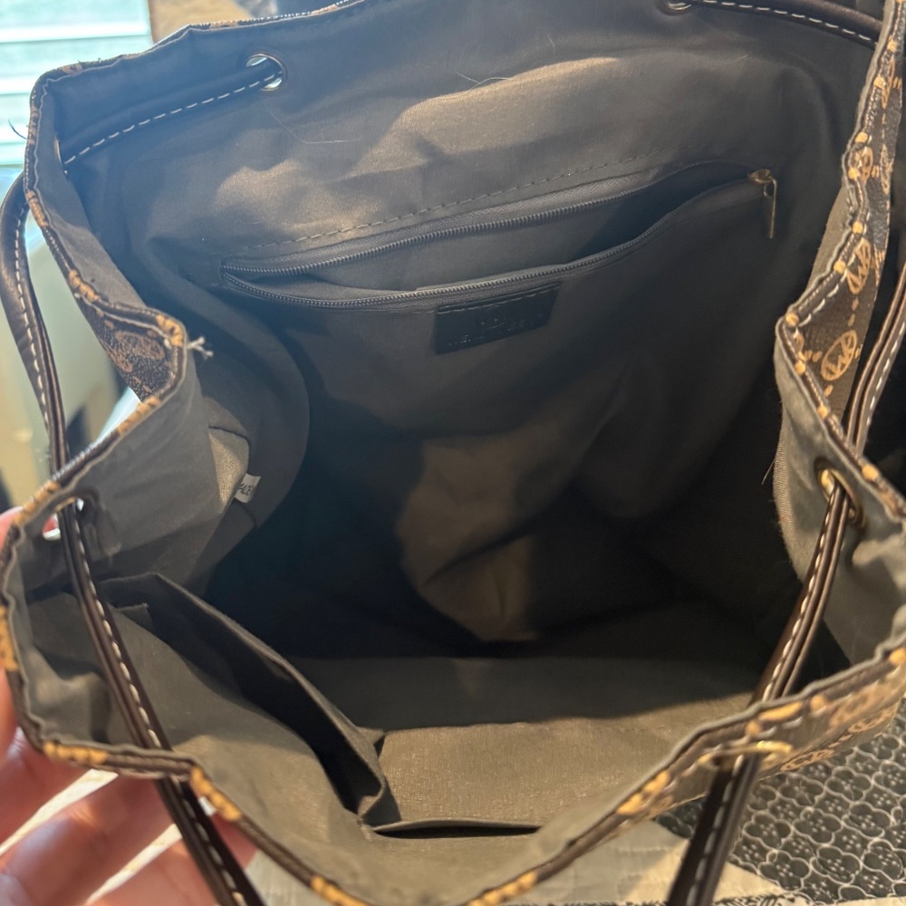 Chic Brown Pattern Wendy Keen Backpack - image 4